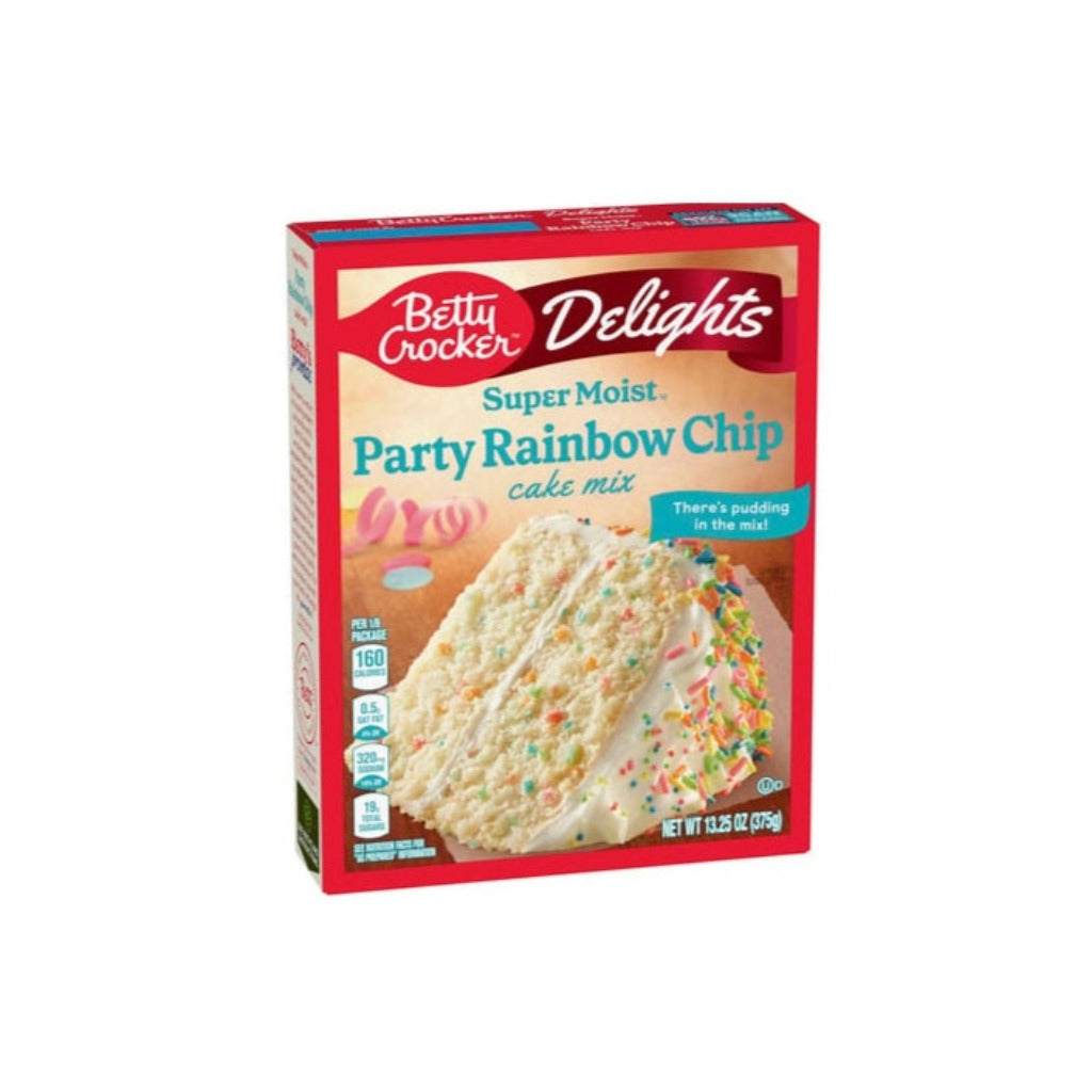 Harina Para Paster Delights Party Rainbow Chip Betty Crocker 375 gr