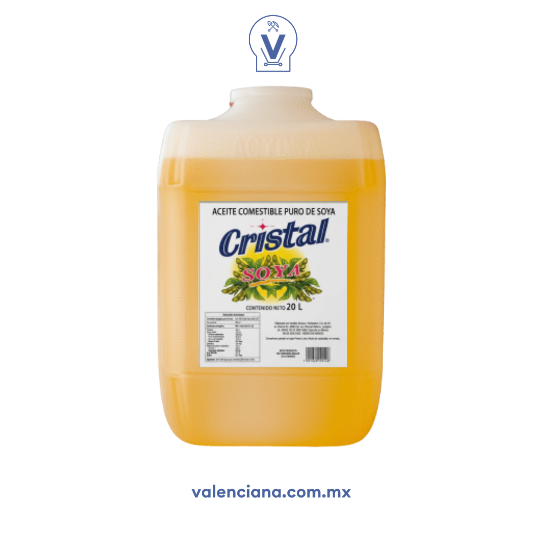 Aceite de Soya Cristal 20 lt