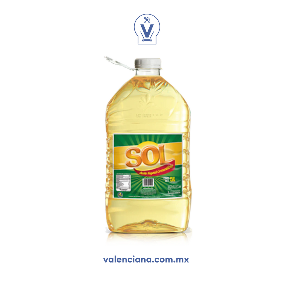 Aceite Vegetal Sol 5 lt – LaValencianaMX
