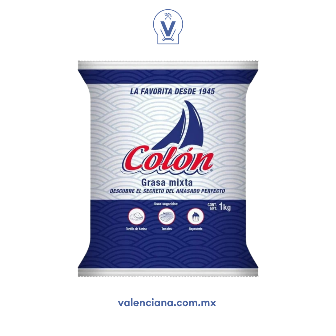 Manteca Vegetal Colón 1 kg