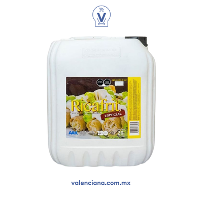 Aceite Vegetal Especial para Freír Ricafrit 20 lt