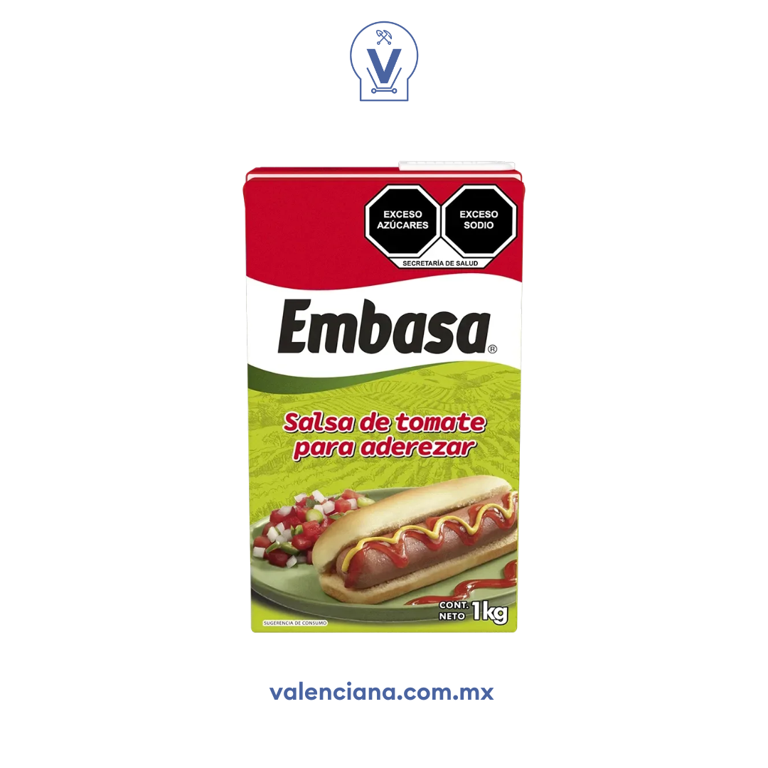 Salsa de Tomate para Aderezar Embasa 1 kg