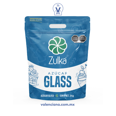 Azúcar Glass Zulka 3 kg