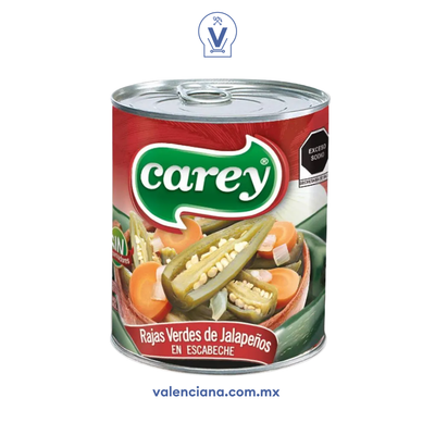 Chile Rajas de Jalapeño Carey 2.8 kg