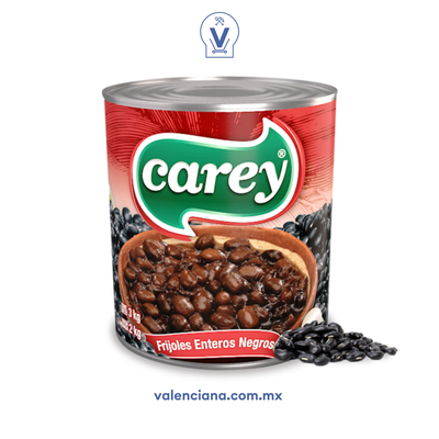 Frijoles Negros Enteros Carey 3 kg
