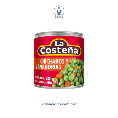 Chicharo con Zanahoria La Costeña 220 gr