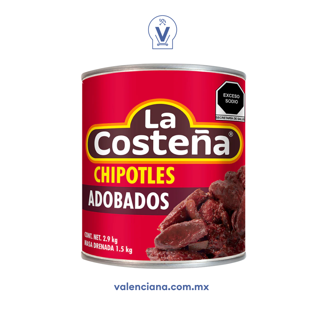 Chile Chipotle La Costeña 2.9 kg