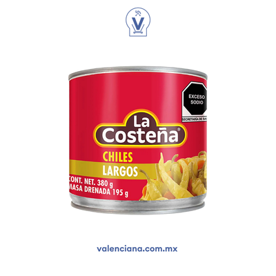 Chiles Largos La Costeña 380 gr