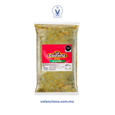 Chile Nacho de Jalapeño en Bolsa La Costeña 3 kg