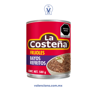 Frijoles Bayos Refritos La Costeña 580 gr