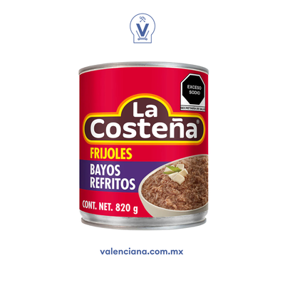 Frijoles Bayos Refritos La Costeña 820 gr