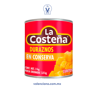 Duraznos en Cubos La Costeña 3 kg