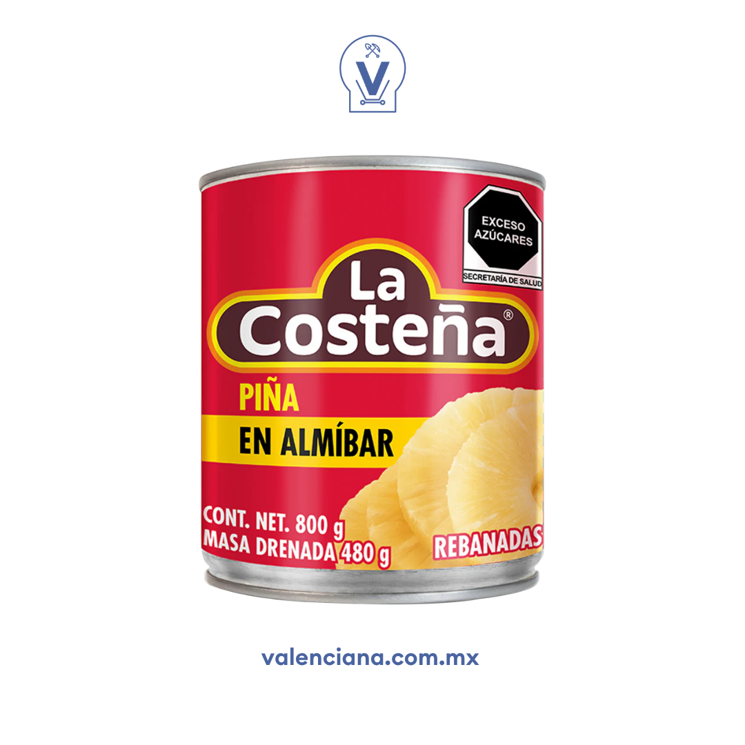 Piña Rebanada La Costeña 800 gr