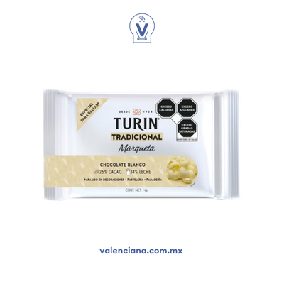 Cobertura de Chocolate Blanco Turin 1 kg