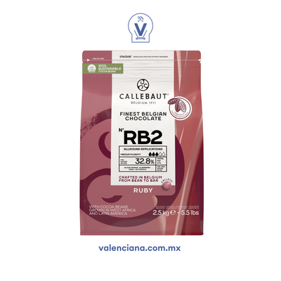 Chocolate Ruby Callebaut 2.5 kg