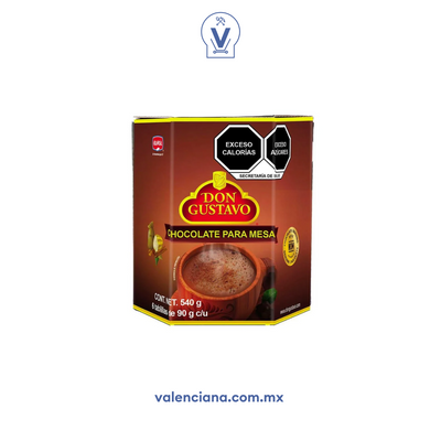 Chocolate Don Gustavo 540 gr