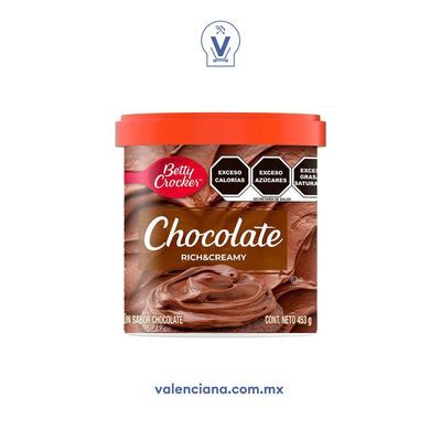 Betún de Chocolate Betty Crocker 450 gr