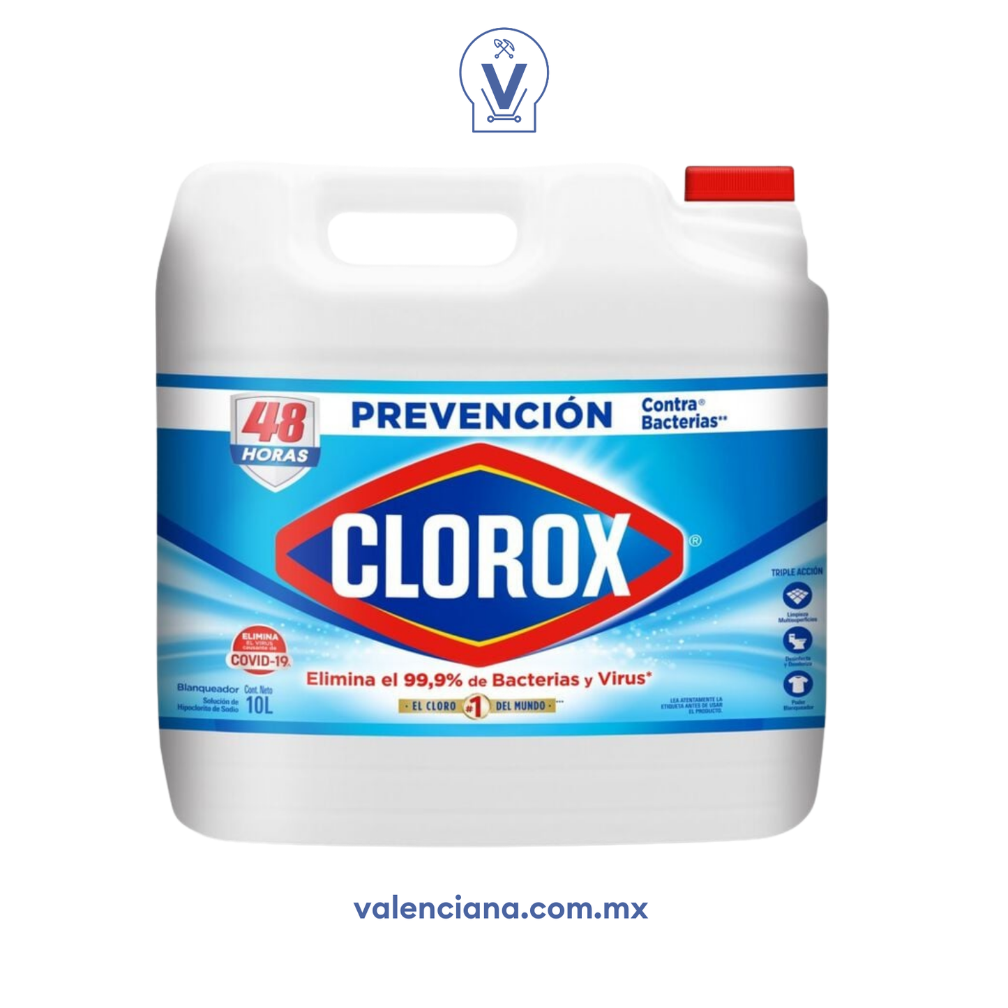 Blanqueador Clorox 10 lt