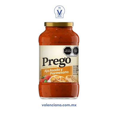 Salsa Ajo y Parmesano Prego 680 gr