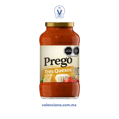 Salsa de Tres Quesos Prego 680 gr