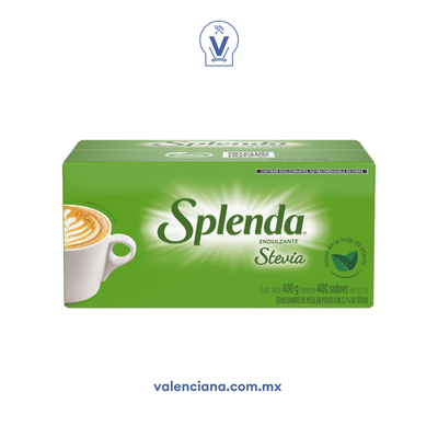 Endulzante con Stevia Splenda 400 Sobres de 1 gr