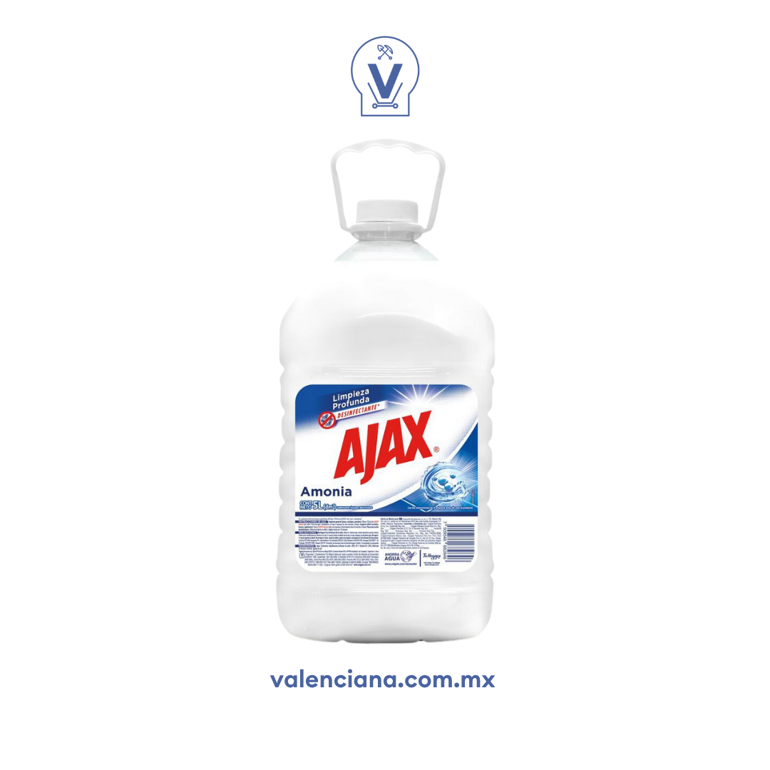 Limpiador con Amonia Ajax 5 lt