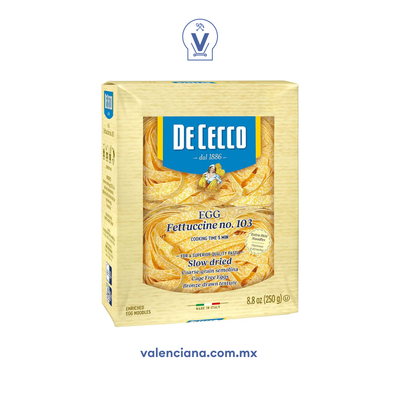 Pasta Fetuccini con Huevo De Cecco 250 gr