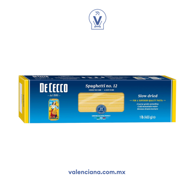 Pasta Spaguetti De Cecco 454 gr