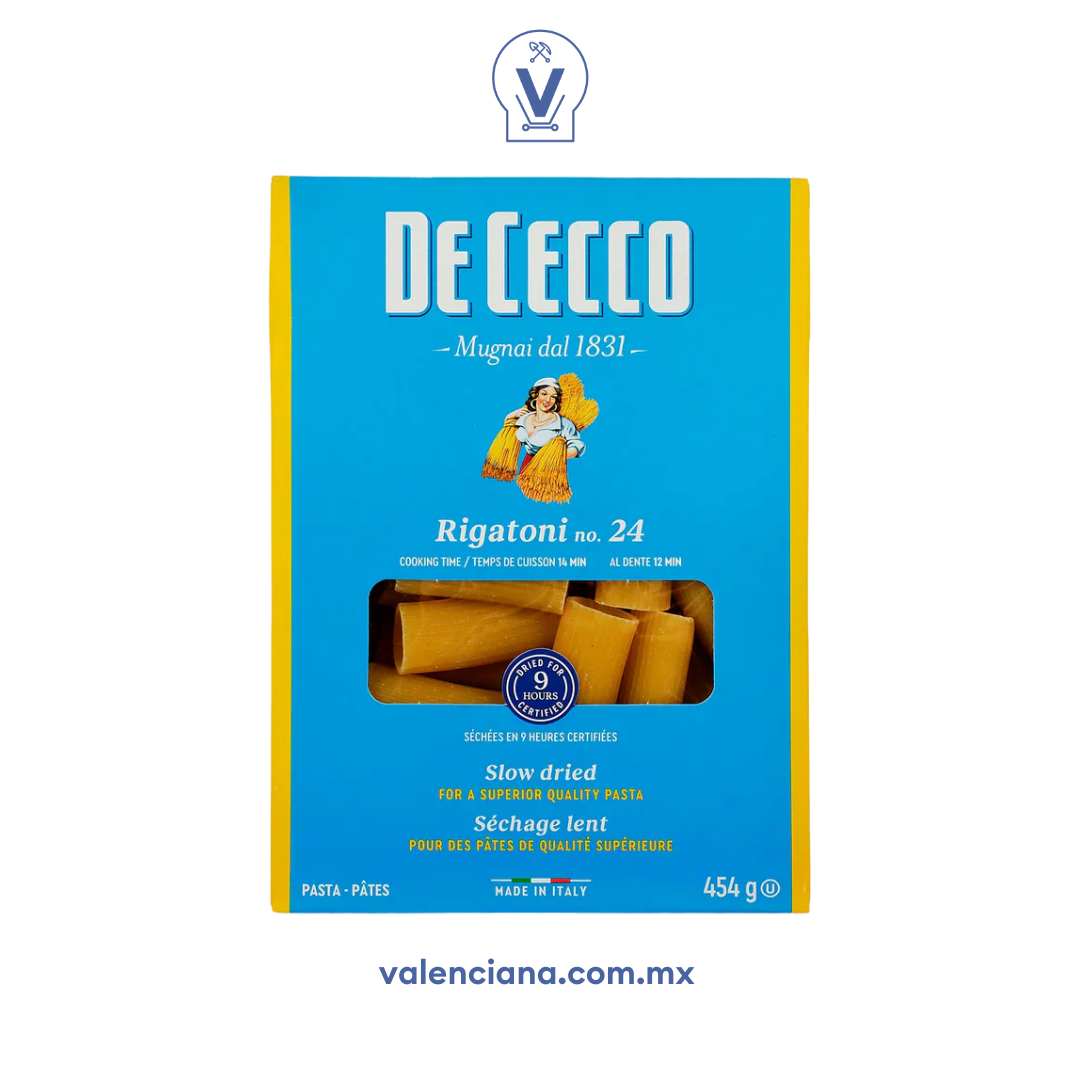 Pasta Rigatoni De Cecco 454 gr