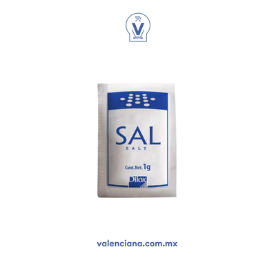 Sal Refinada Dilox 2,000 Sobres de 1 gr