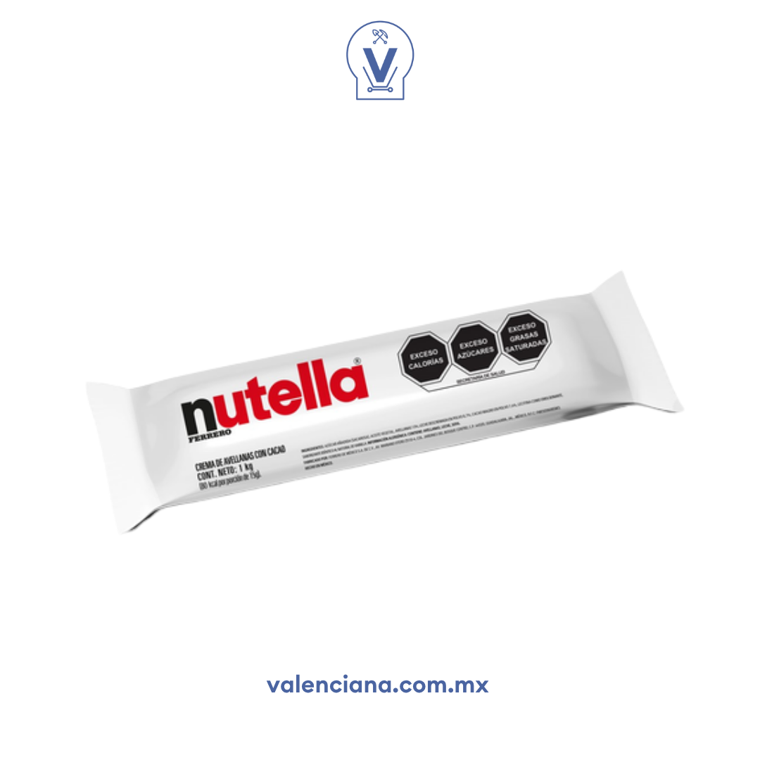 Crema de Avellana en Manga Nutella 1 kg