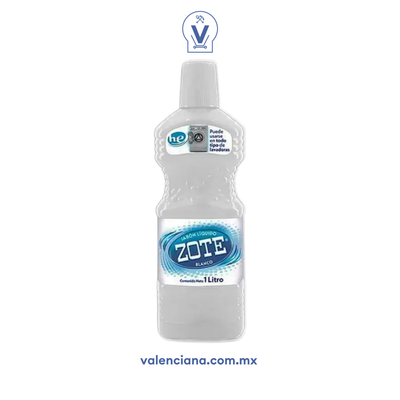 Jabón Líquido Zote Blanco 1 lt