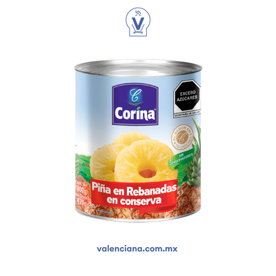 Piña Rebanada Corina 800 gr