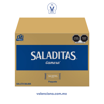 Gatellas Saladitas Gamesa 200 Paquetes de 13 gr