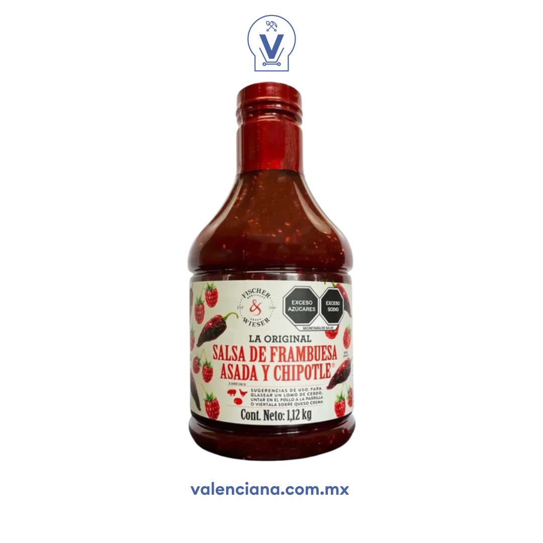 Salsa de Frambuesa Asada y Chipotle Fischer & Wieser 1.12 kg