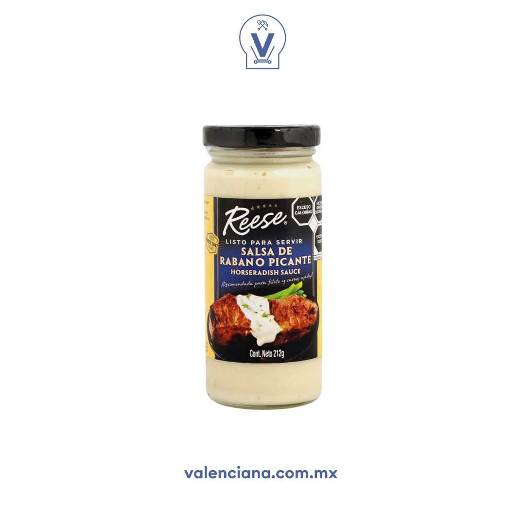 Salsa de Rabano Picante Reese 212 gr