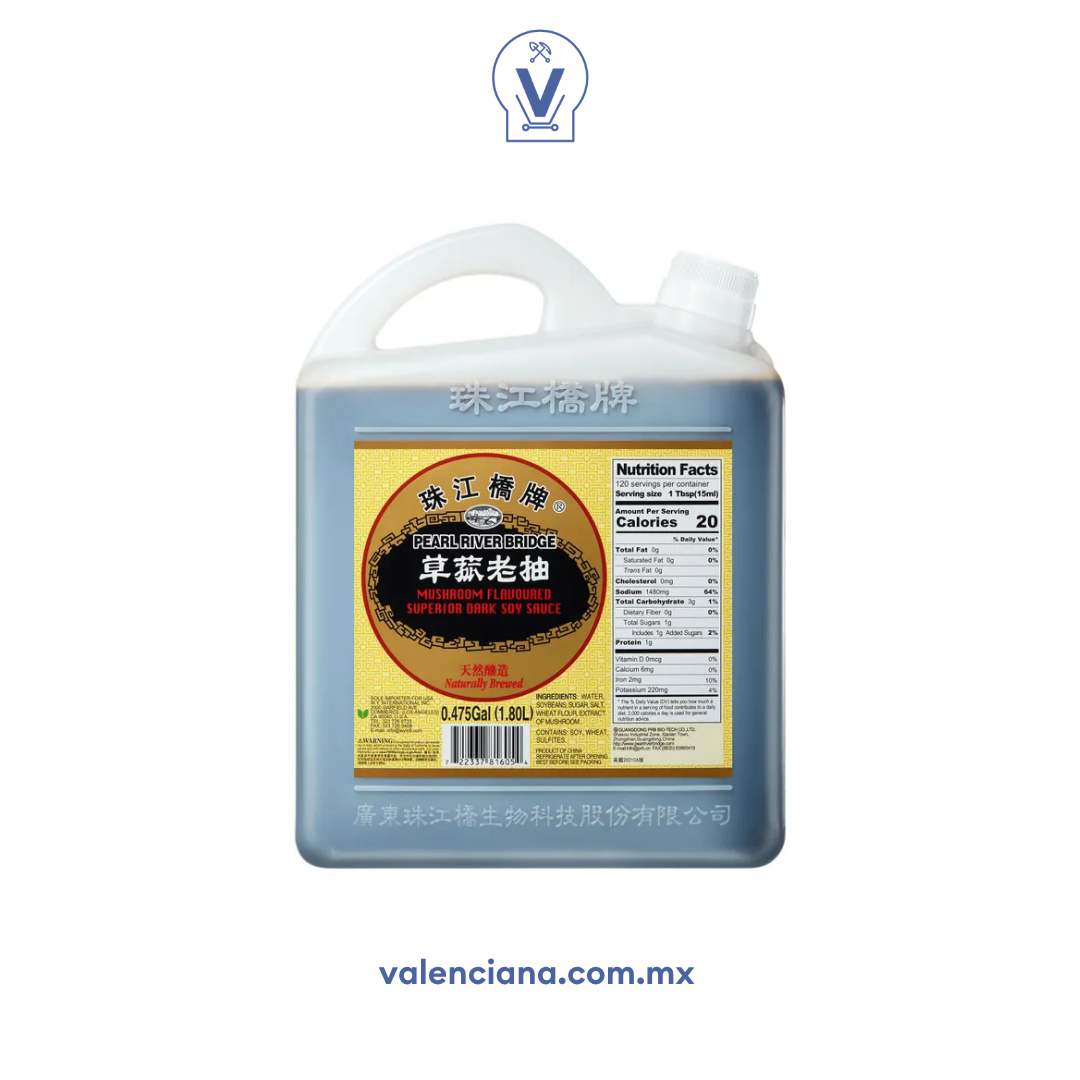 Salsa de Soya con Champiñón de Pearl River Bridge 1.8 lt