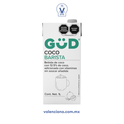 Alimento Líquido de Coco Barista Güd 1 lt