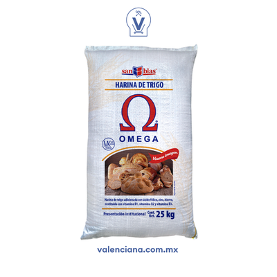 Harina de Trigo Integral Omega 25 kg