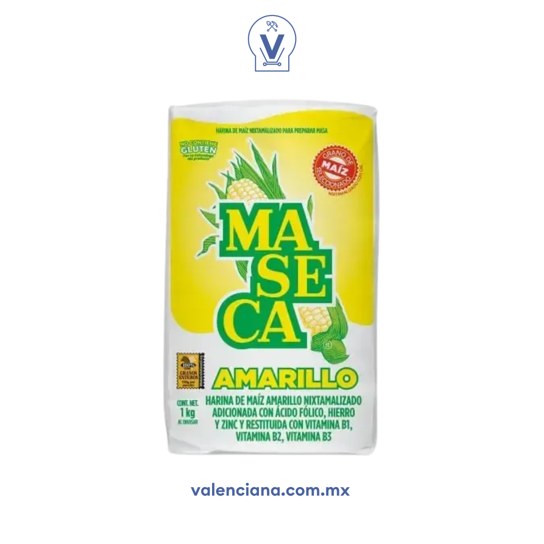 Harina de Maíz Amarillo Maseca 1 kg
