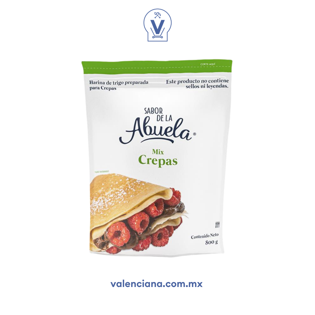 Harina para Crepas Sabor de la Abuela 800 gr