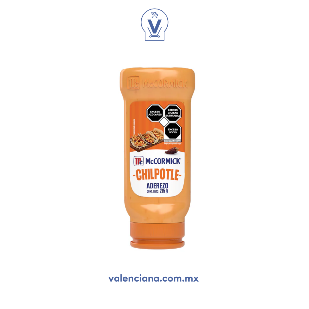 Aderezo con Chipotle Mccormick 215 gr