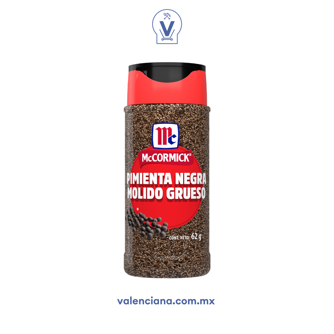 Pimienta Negra Gruesa Molida 62 gr