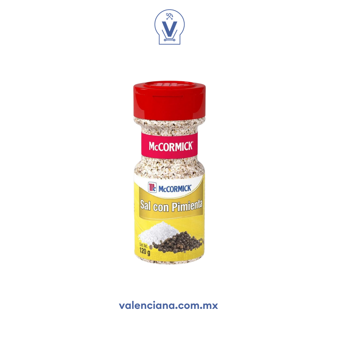 Sal con Pimienta Mccormick 120 gr