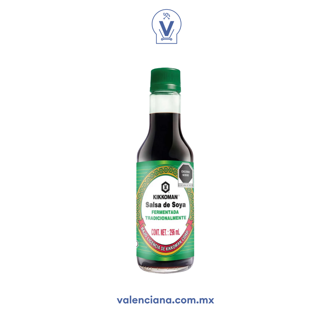 Salsa de Soya Baja en Sodio Kikkoman 296 gr