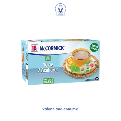 Té de 7 Azahares Mccormick 25 Sobres de 1.4 gr