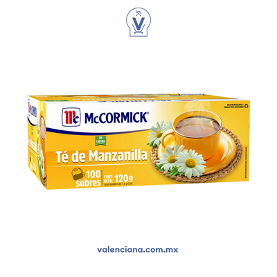 Té de Manzanilla Mccormick 100 Sobres de 1.2 gr