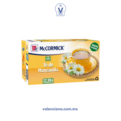 Té de Manzanilla Mccormick 25 Sobres de 1.2 gr