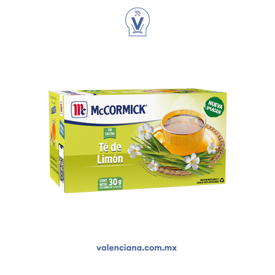 Té de Limón Mccormick 25 Sobres de 1 gr