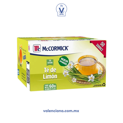 Té de Limón Mccormick 50 Sobres de 1 gr